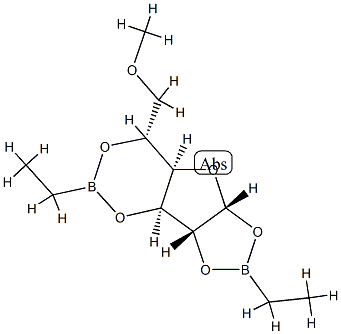 1-O,2-O:3-O,5-O-Bis(ethylboranediyl)-6-O-methyl-α-D-glucofuranose|