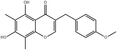 甲基麦冬黄酮B, 74805-89-3, 结构式