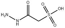 Acetic  acid,  sulfo-,  1-hydrazide  (9CI) 结构式