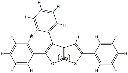 2,3,5-Triphenyl[1,2]dithiolo[1,5-b][1,2]oxathiole-7-SIV Structure