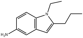 1H-Indol-5-amine,1-ethyl-2-propyl-(9CI) Structure