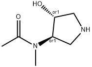 Acetamide, N-[(3R,4R)-4-hydroxy-3-pyrrolidinyl]-N-methyl-, rel- (9CI)|