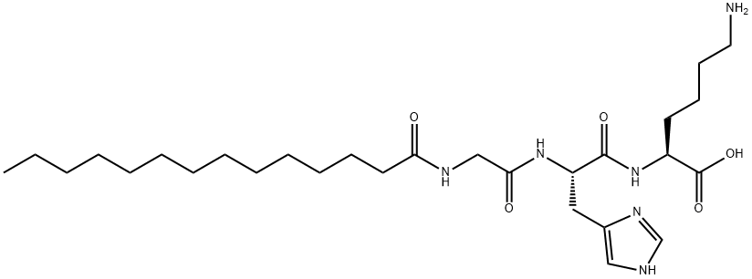 Myristoyl Tripeptide-1,748816-12-8,结构式