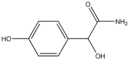 Benzeneacetamide,  -alpha-,4-dihydroxy-, 74908-87-5, 结构式