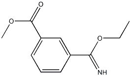 methyl 3-(ethoxy(imino)methyl)benzoate Structure