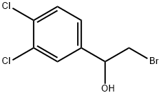 2-溴-1-(3,4-二氯苯基)乙醇 结构式