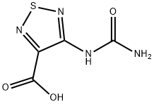 1,2,5-Thiadiazole-3-carboxylicacid,4-[(aminocarbonyl)amino]-(9CI) Structure