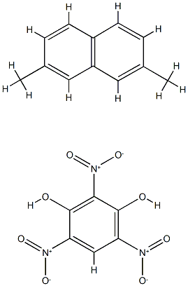 2,7-dimethylnaphthalene, 2,4,6-trinitrobenzene-1,3-diol Structure
