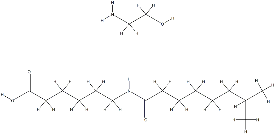 Hexanoic acid, 6-(1-oxoisononyl)amino-, compd. with 2-aminoethanol (1:1)|