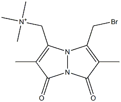 bromotrimethylammoniobimane Struktur