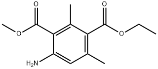 1-ethyl 3-methyl 4-amino-2,6-dimethylisophthalate Structure