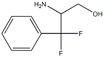 BETA-氨基-GAMMA,GAMMA-二氟苯丙醇, 75456-80-3, 结构式