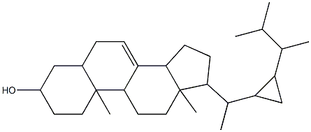 23-demethylacanthasterol Structure
