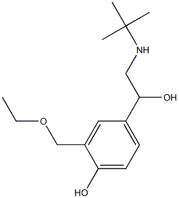 Levalbuterol Related Compound E (30 mg) (alpha-[{(1,1-Dimethylethyl)amino}methyl]-3-(ethoxy-methyl)-4-hydroxy-benzenemethanol)