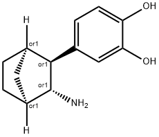 1,2-Benzenediol, 4-(3-aminobicyclo[2.2.1]hept-2-yl)-, (2-endo,3-exo)- (9CI) Struktur