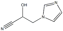 1H-Imidazole-1-propanenitrile,alpha-hydroxy-(9CI) Structure