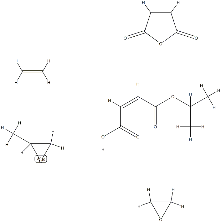 乙氧基丙氧基化[(Z)-丁烯二酸单异丙酯与马来酸酐和聚乙烯]的反应产物 结构式