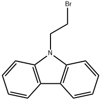 9-(2-ブロモエチル)カルバゾール 化学構造式