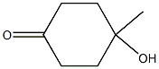 4-Methyl-4-hydroxy-1-cyclohexanone Struktur