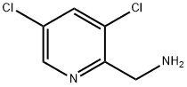 (3,5-二氯吡啶-2-基)甲胺, 756462-58-5, 结构式