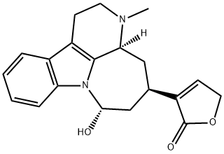 3-[(3aS)-1,2,3,3a,4,5α,6,7-Octahydro-7α-hydroxy-3-methyl-3,7a-diazacyclohepta[jk]fluoren-5-yl]-2(5H)-furanone Structure