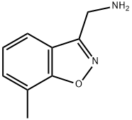 1,2-Benzisoxazole-3-methanamine,7-methyl-(9CI) Struktur