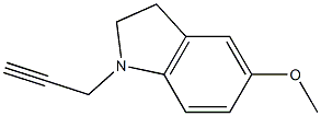 1H-Indole,2,3-dihydro-5-methoxy-1-(2-propynyl)-(9CI)|