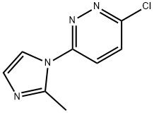 3-氯-6-(2-甲基-1H-咪唑-1-基)哒嗪, 75792-66-4, 结构式
