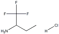 (±)-1,1,1-トリフルオロ-2-ブタンアミン 塩酸塩 化学構造式