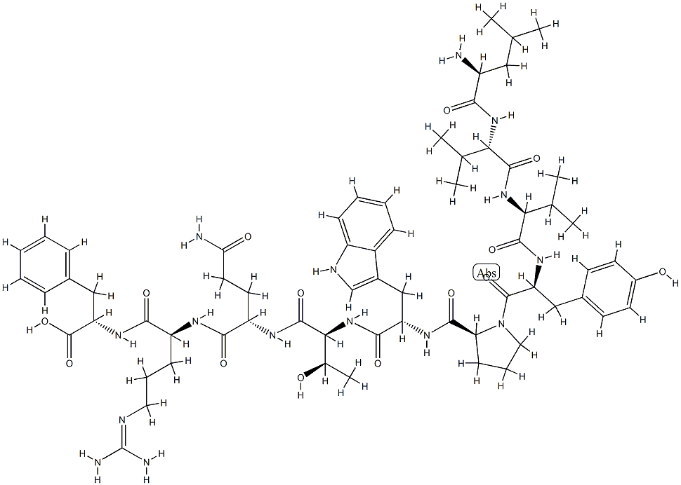 LVVヘモルフィン7 化学構造式