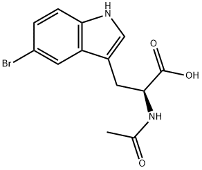 AC-DL-5-溴色氨酸,75816-15-8,结构式