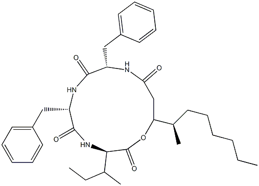 N-[N-[N-(3-하이드록시-4-메틸-1-옥소데실)-L-페닐알라닐]-L-페닐알라닐]-D-이소류신λ-락톤