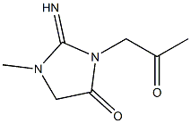 4-Imidazolidinone,2-imino-1-methyl-3-(2-oxopropyl)-(9CI)|