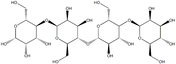 (1-6)-ALPHA-D-葡糖-D-甘露聚糖, 76081-94-2, 结构式