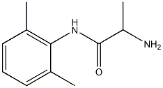 rac-(R*)-2-Amino-N-(2,6-dimethylphenyl)propanamide Struktur