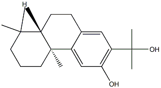 アビエタ-8,11,13-トリエン-12,15-ジオール 化学構造式