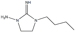 1-Imidazolidinamine,3-butyl-2-imino-(9CI) Struktur