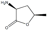2-アミノ-2,3,5-トリデオキシ-D-threo-ペントン酸γ-ラクトン 化学構造式
