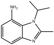 1H-Benzimidazol-7-amine,2-methyl-1-(1-methylethyl)-(9CI) Structure