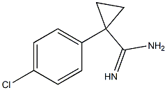 1-(4-chlorophenyl)cyclopropanecarboxamidine Structure