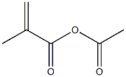 2-Propenoic acid, 2-methyl-, anhydride with acetic acid Struktur