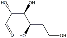 5-デオキシ-D-xylo-ヘキソース 化学構造式