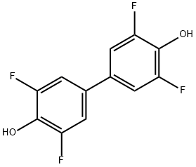 2,2',6,6'-四氟-[1,1'-联苯]-4,4'-二醇 结构式