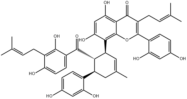 桑皮酮H,76472-87-2,结构式