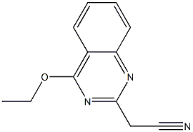 2-Quinazolineacetonitrile,4-ethoxy-(9CI) Structure