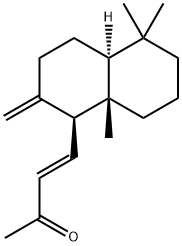 15,16-二去甲-8(17),11-赖百当二烯-13-酮,76497-69-3,结构式