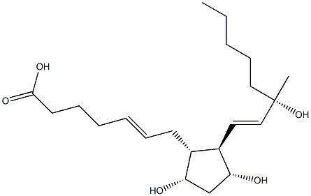 卡前列素氨丁三醇EP杂质A, 76498-29-8, 结构式