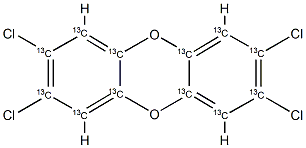 C-132,3,7,8-TCDD, 76523-40-5, 结构式