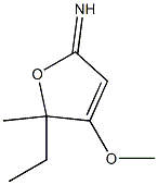 2(5H)-Furanimine,5-ethyl-4-methoxy-5-methyl-(9CI)|