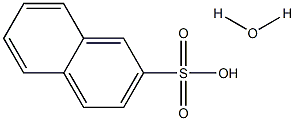 2-NAPHTHALENESULFONIC ACID HYDRATE, 99 Structure